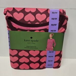 Kate Spade Pink and Purple Heart Pajama Set